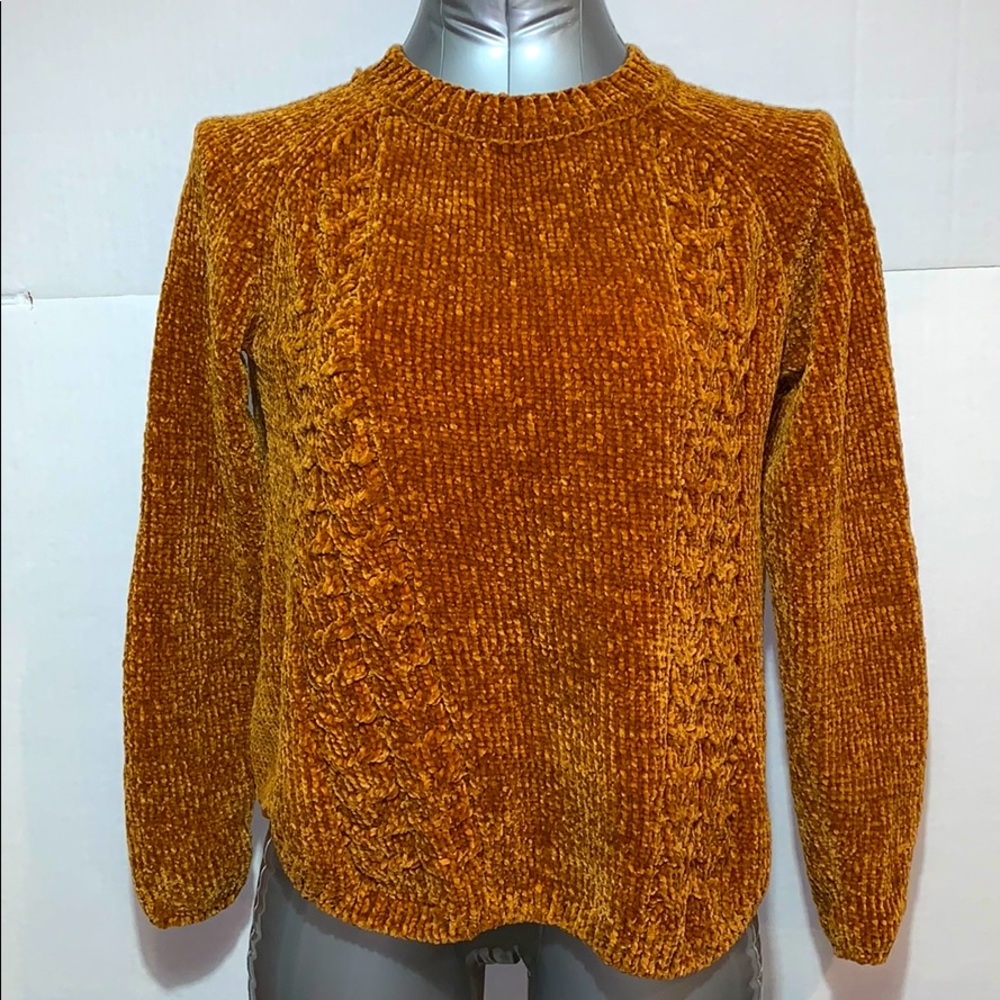 SALE!!! Chenille cable knit sweater #5